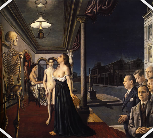 Le Muse Spizner (Paul Delvaux 1943)