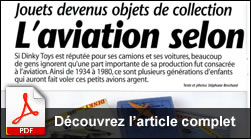 L'aviation selon Dinky Toys