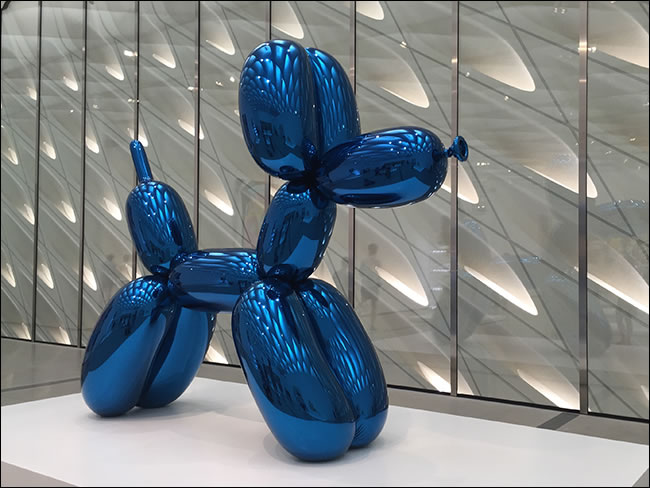 Balloon dog de Jeff Koons, 58,4 millions de dollars (1994-2000)