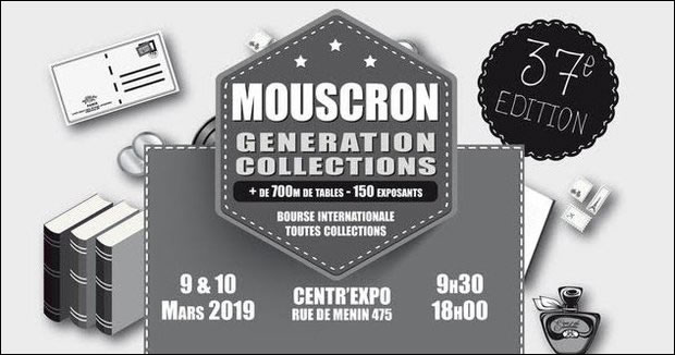 Salon Gnration Collections  Mouscron les 9 et 10 mars 2019