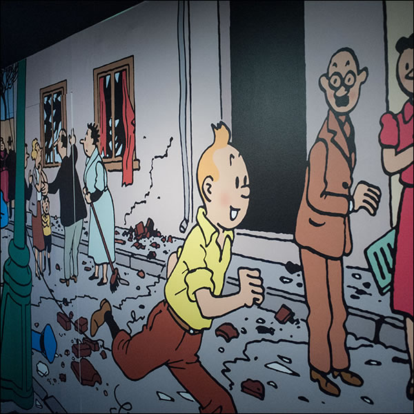 Exposition Hergé au Grand Palais en 2016 © Julien Jaulin hanslucas.com