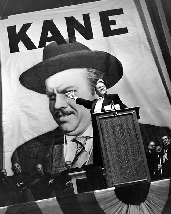 Un film ayant un rapport avec le collectionnisme : Citizen Kane, de et avec Orson Welles