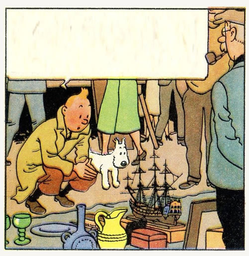 Herg - Le Secret de la Licorne - Tintin au Vieux March
