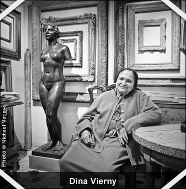 Dina Vierny (ph.  Michael Matisse)