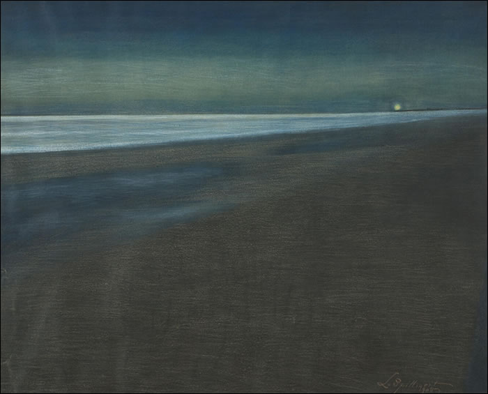 Lon Spilliaert, Nocturnal Beach View, 1905, MSK Gent